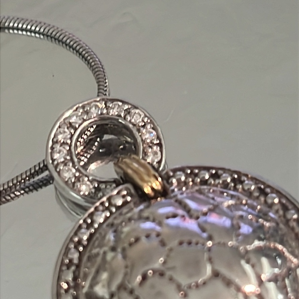 SONIA B BITTON 14k & 925 silver necklace 18” - Picture 7 of 8